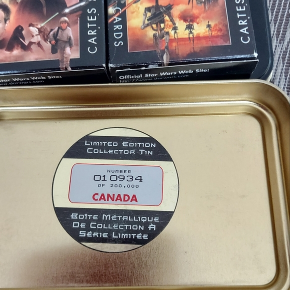 Starwars playing cards & tin - Picture 6 of 15